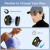 Wireless Lavalier Microphone Compatible with iPhone, Android Mini 2.4GHz Clip-On Mic with Noise Cancellation, 50m Range, 15H Battery, Plug & Play for Vlogging, YouTube, TikTok, Live Streaming
