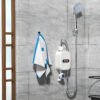 3500W Electric Tankless Water Heater Set 110 Volt with LCD Display,US Version Instant Hot Water Heater for Bathroom Shower
