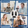 Wireless Lavalier Microphone for Android Phone, Mini Clip-On Mic with AI Noise Cancellation, Plug & Play 2.4GHz Mic for Vlogging, Live Streaming
