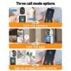 1080P Wifi Video Baby Monitor with 2.8" HD Ips Screen, Two-Way Audio, Remote App Control, Night Vision Indoor Camera for Baby & Pet Monitoring, TF Card Support