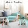 1080P Wifi Video Baby Monitor with 2.8" HD Ips Screen, Two-Way Audio, Remote App Control, Night Vision Indoor Camera for Baby & Pet Monitoring, TF Card Support