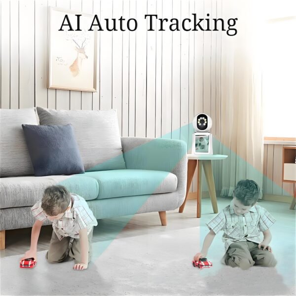 1080P Wifi Video Baby Monitor with 2.8" HD Ips Screen, Two-Way Audio, Remote App Control, Night Vision Indoor Camera for Baby & Pet Monitoring, TF Card Support