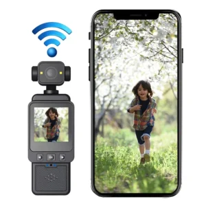 1080P Mini WiFi Sports Wearable Pocket Anti Shaking 1000mAh Battery Camera for Hobbies Vlogging