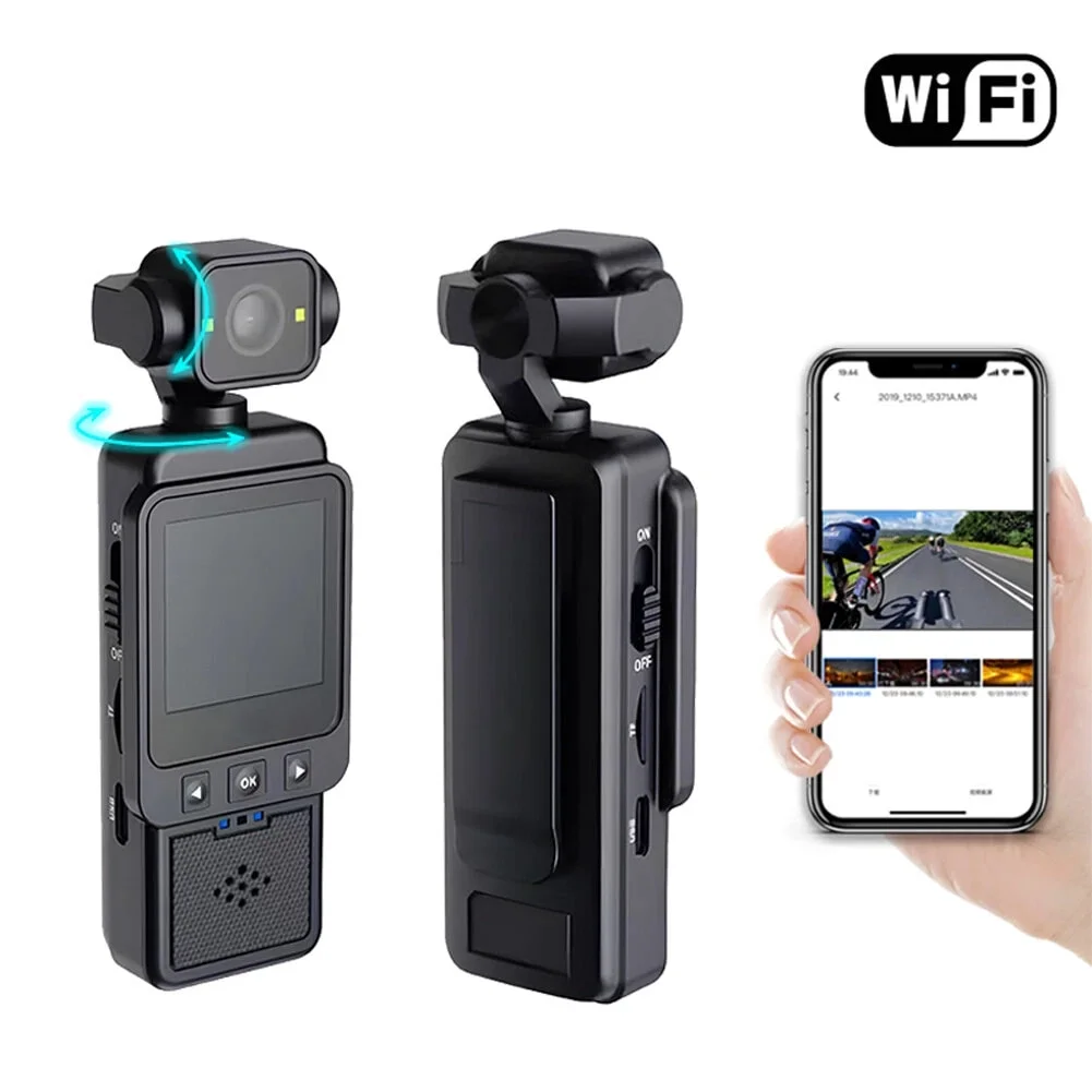 1080P Mini WiFi Sports Wearable Pocket Anti Shaking 1000mAh Battery Camera for Hobbies Vlogging - Image 4