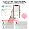 Air Tracker Tags, 4 Pack, Compatible with Apple Find My, Mfi Certified, Bluetooth Item Finder 5.4, 90dB Sound Alert, IP57 Waterproof, Replaceable Battery