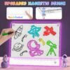 1.magnetic LED board-LEDBan-CX-35x25 Rechargeable LED Drawing Board for Kids, Light Up Acrylic Tracing & Writing Board with 7 RGB Colors,6 Light Modes, Magnetic Paper Holder, USB-C Charging, Creative Gift for Boys & Girls
