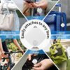 Air Tracker Tags, 4 Pack, Compatible with Apple Find My, Mfi Certified, Bluetooth Item Finder 5.4, 90dB Sound Alert, IP57 Waterproof, Replaceable Battery