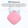 Air Tracker Tags, 4 Pack, Compatible with Apple Find My, Mfi Certified, Bluetooth Item Finder 5.4, 90dB Sound Alert, IP57 Waterproof, Replaceable Battery