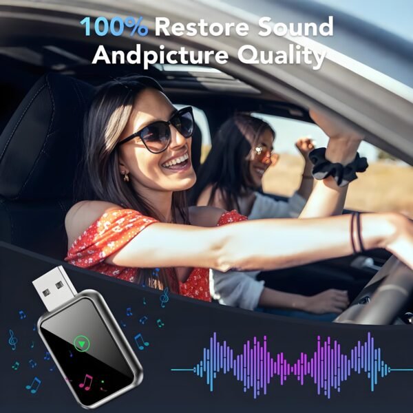 Wireless CarPlay & Android Auto Adapter, 2-in-1 Plug-and-Play Wireless Car Dongle with Fast Stable Chip, Auto Connect, Compatible with 800+ Cars,USB & Type-C