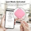 Air Tracker Tags, 4 Pack, Compatible with Apple Find My, Mfi Certified, Bluetooth Item Finder 5.4, 90dB Sound Alert, IP57 Waterproof, Replaceable Battery