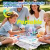 7.portable-LEDBan-CX-30x20 Rechargeable LED Drawing Pad for Kids, Glowing Tracing Board with 7 RGB and 6 Dynamic Light Modes,Paper Holder, Portable Doodle Writing Board