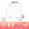 8 including-LEDBan-CX-35x25 Rechargeable LED Drawing Board for Kids, Light Up Acrylic Tracing & Writing Board with 7 RGB Colors,6 Light Modes, Magnetic Paper Holder, USB-C Charging, Creative Gift for Boys & Girls