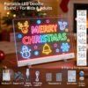 8. includings-LEDBan-CX-30x20 Rechargeable LED Drawing Pad for Kids, Glowing Tracing Board with 7 RGB and 6 Dynamic Light Modes,Paper Holder, Portable Doodle Writing Board