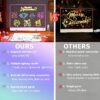 9.advantages-LEDBan-CX-30x20 Rechargeable LED Drawing Pad for Kids, Glowing Tracing Board with 7 RGB and 6 Dynamic Light Modes,Paper Holder, Portable Doodle Writing Board