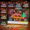 Rechargeable LED Drawing Board for Kids and Adults,Light up with 7 RGB Colors & 4 Glowing Modes,Easy-Clean Acrylic Board for Home,Office,Birthday,Holiday Gift