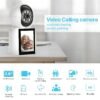 1080P Video Baby Monitor with 2.8" Ips Screen, Wifi Indoor Smart Camera for Baby, Two-Way Audio, Infrared Night Vision, AI Motion Detection,White
